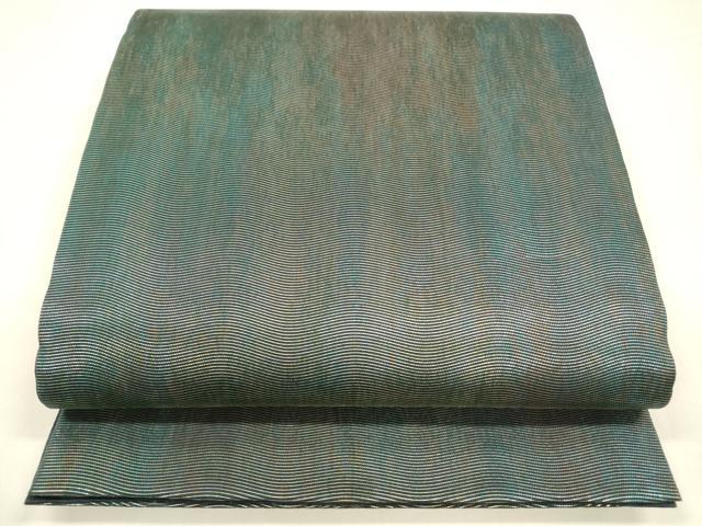 平和屋着物＊夏物 六通柄袋帯 霞文 銀糸 引箔 正絹 逸品 DABA0383cm