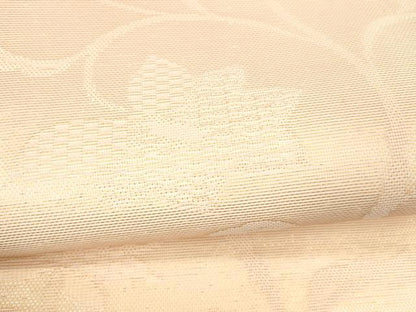 平和屋着物＊夏物 六通柄袋帯 草花文 金糸 DABA0459cm