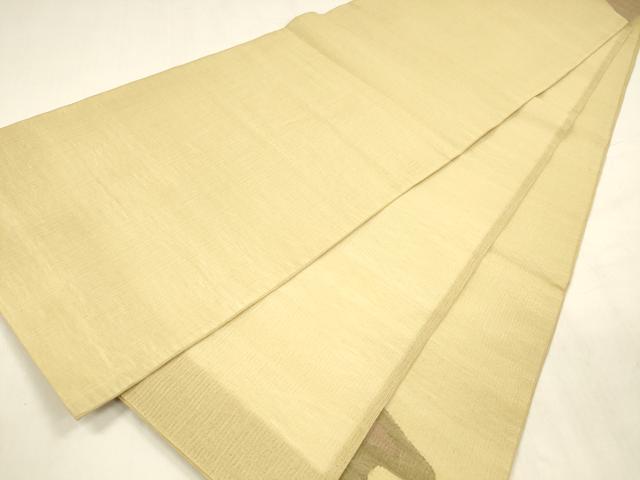 平和屋着物＊夏物 太鼓柄袋帯 流水草花文 金銀糸 正絹 逸品 DABA0465cm