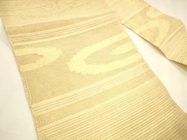 平和屋着物＊夏物 八寸名古屋帯 流水文 DABA0466cm