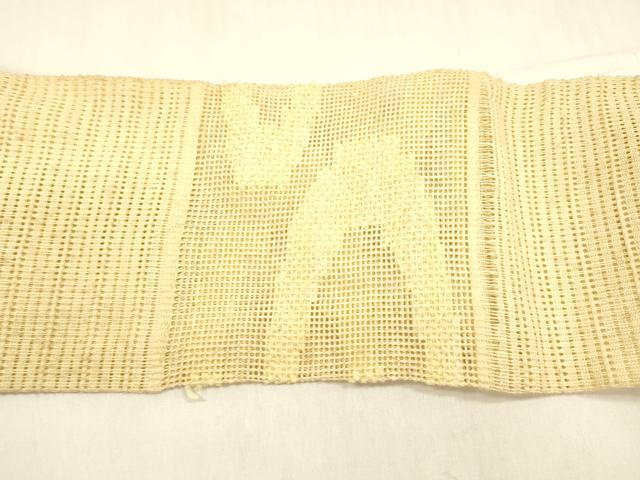 平和屋着物＊夏物 八寸名古屋帯 流水文 DABA0466cm