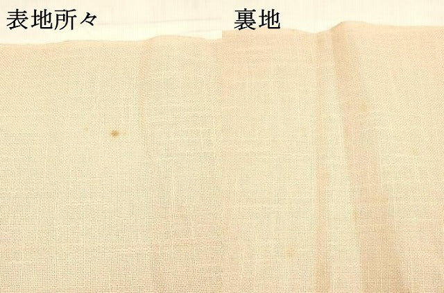 平和屋着物＊夏物 八寸名古屋帯 草花文 DABA0470cm