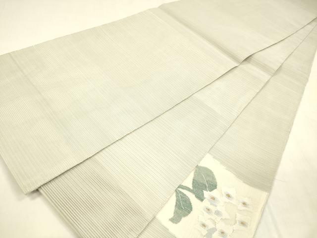 平和屋着物＊夏物 絽綴れ 太鼓柄袋帯 紫陽花 金銀糸 正絹 逸品 DABA0474cm