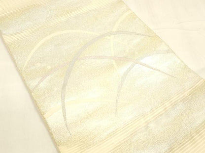 平和屋着物＊夏物 絽綴れ 太鼓柄袋帯 露芝文 金銀糸 正絹 逸品 DABA0488cm
