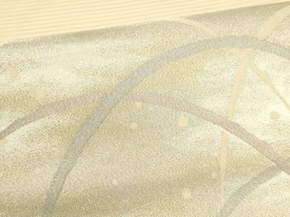 平和屋着物＊夏物 絽綴れ 太鼓柄袋帯 露芝文 金銀糸 正絹 逸品 DABA0488cm