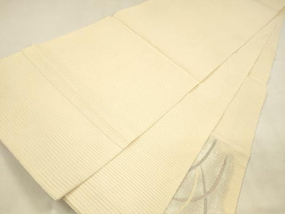 平和屋着物＊夏物 絽綴れ 太鼓柄袋帯 露芝文 金銀糸 正絹 逸品 DABA0488cm