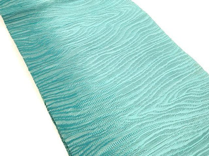 平和屋着物＊夏物 八寸名古屋帯 流水文 正絹 逸品 DABA0495cm