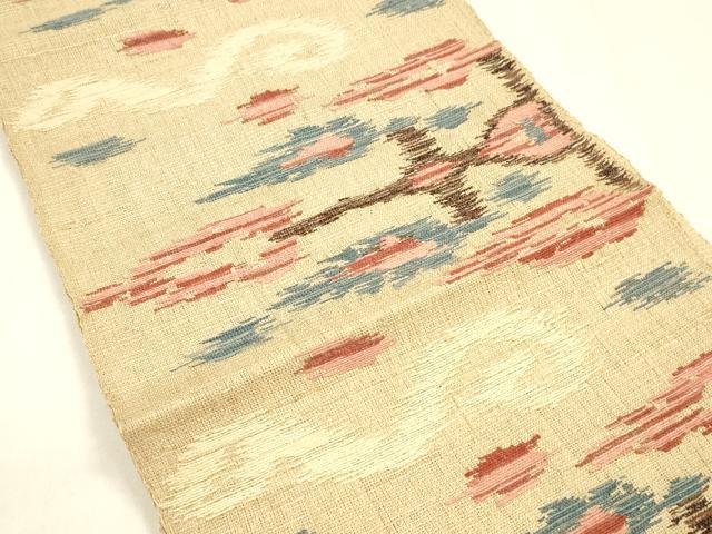 平和屋着物＊夏物 八寸名古屋帯 抽象文様 DABA0502cm