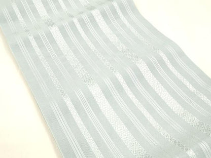 平和屋着物＊夏物 博多織 八寸名古屋帯 献上 秘色色 DABA0503cm