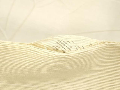 平和屋着物＊夏物 西陣 八寸名古屋帯 枝花文 正絹 逸品 DABA0515cm