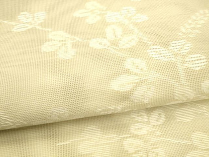 平和屋着物＊夏物 八寸名古屋帯 草葉文 DABA0522cm
