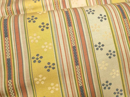 平和屋着物●全通柄九寸名古屋帯 間道 正絹 逸品 DABA0539cm