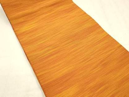 平和屋着物●爪掻き本綴れ　八寸名古屋帯　霞文　正絹　逸品　DABA0541cm