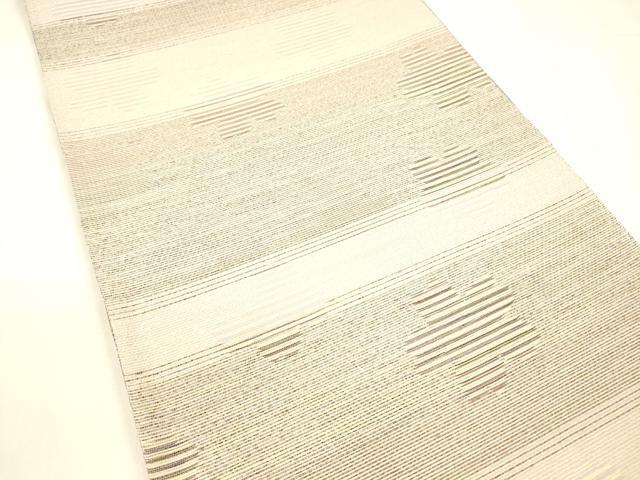 平和屋着物○両面 全通柄袋帯 舞花文 菱文 正絹 逸品 DABA0567cm