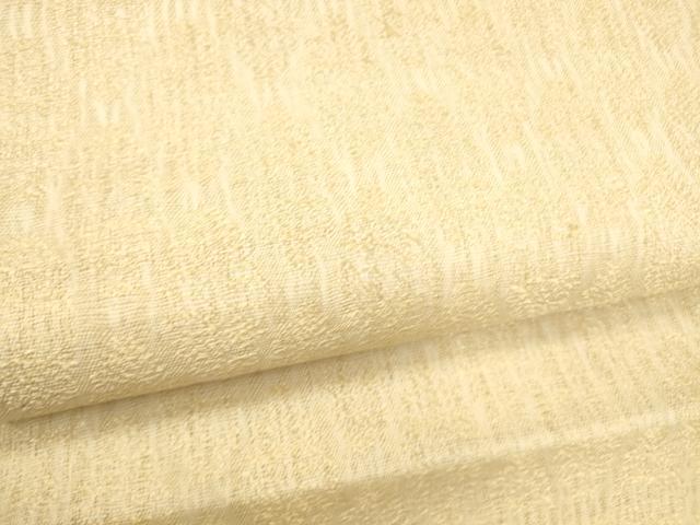 平和屋着物▽スリーシーズン 春夏秋 九寸名古屋帯 櫛織 抽象文様 金糸 正絹 逸品 DABA0582cm