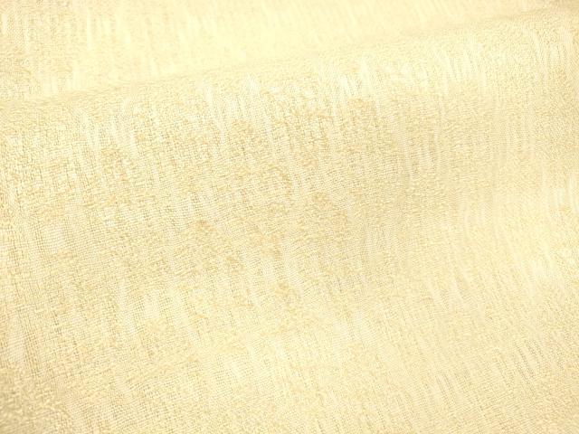 平和屋着物▽スリーシーズン 春夏秋 九寸名古屋帯 櫛織 抽象文様 金糸 正絹 逸品 DABA0582cm