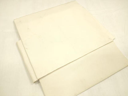平和屋着物●塩瀬　つけ帯　器物飛鶴松文　金彩　正絹　逸品　DABA0591cm