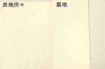 平和屋着物●九寸名古屋帯　髭紬　作家物　手描き　枝花文　正絹　逸品　DABA0614cm