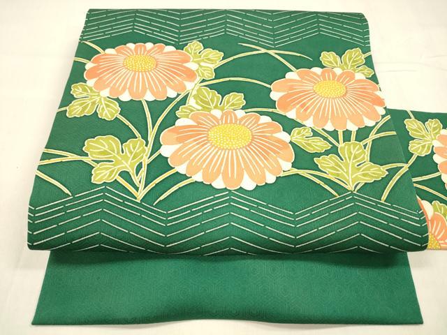 L*i様 逸品 多ち花 名古屋帯 美しい草花の染め 九寸 カジュアル帯 正絹AO L*i様 逸品 多ち花 名古屋帯 美しい草花の染め 九寸 カジュアル帯 正絹