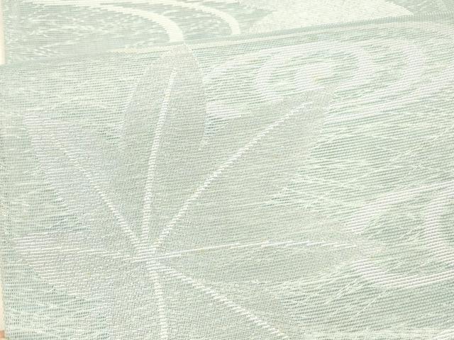 平和屋着物＊夏物 六通柄袋帯 竜田川 銀糸 正絹 逸品 DABA0670cm