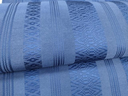 平和屋着物＊夏物 本場筑前博多織 八寸名古屋帯 紗献上 紺色 正絹 逸品 DABA0681cm