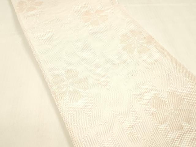 平和屋着物＊夏物 六通柄 京袋帯 舞桜文 DABA0683cm