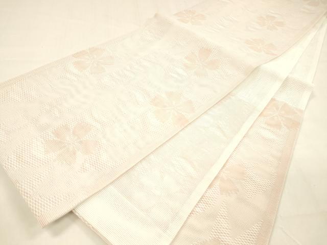 平和屋着物＊夏物 六通柄 京袋帯 舞桜文 DABA0683cm