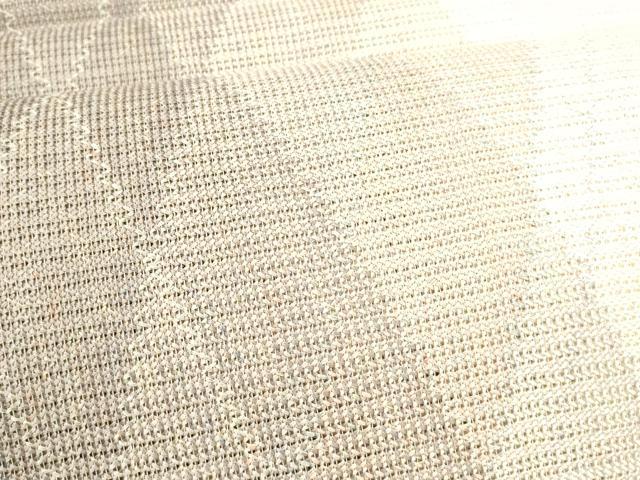 平和屋着物＊夏物 八寸名古屋帯 組織 抽象文様 正絹 逸品 DABA0684cm