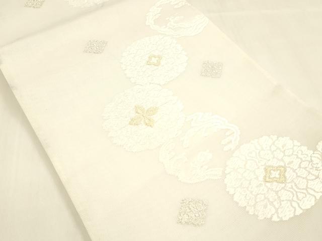 平和屋着物＊夏物　西陣織　天平初年創始の京の老舗　洛陽織物　六通柄袋帯　ぬれぬき　唐織　舞花文　金銀糸　正絹　逸品　DABA0685cm
