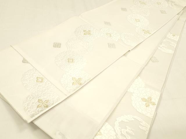 平和屋着物＊夏物　西陣織　天平初年創始の京の老舗　洛陽織物　六通柄袋帯　ぬれぬき　唐織　舞花文　金銀糸　正絹　逸品　DABA0685cm