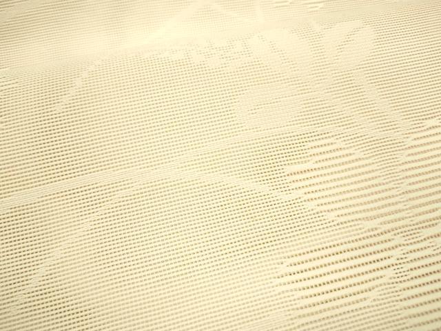 平和屋着物＊夏物 八寸名古屋帯 草花文 DABA0686cm