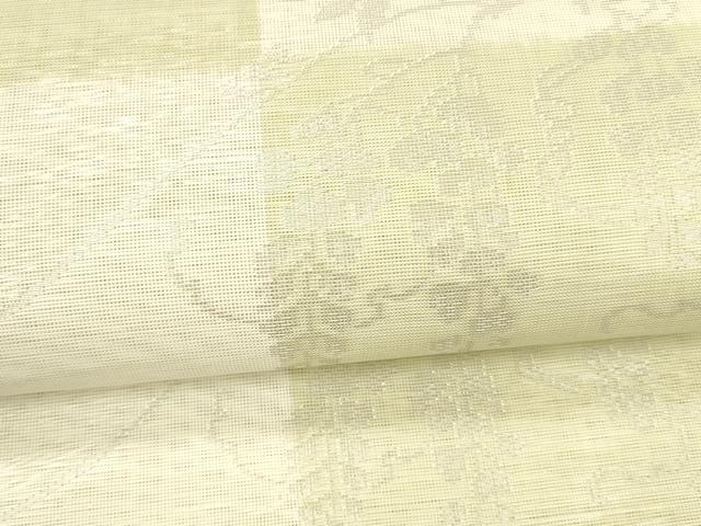 平和屋着物＊夏物 六通柄 京袋帯 蜻蛉藤花房 銀糸 DABA0693cm