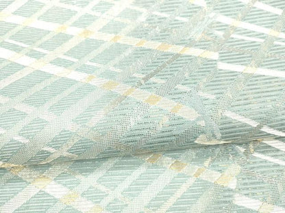 平和屋着物＊夏物 六通柄袋帯 抽象蜻蛉文 金銀糸 正絹 逸品 DABA0699cm