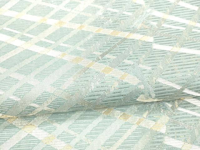 平和屋着物＊夏物 六通柄袋帯 抽象蜻蛉文 金銀糸 正絹 逸品 DABA0699cm