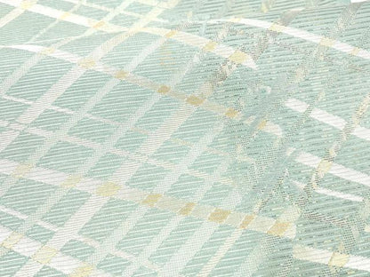 平和屋着物＊夏物 六通柄袋帯 抽象蜻蛉文 金銀糸 正絹 逸品 DABA0699cm