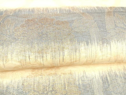 平和屋着物＊夏物 六通柄 本袋帯 枝花文 金糸 工芸染織小いけ扱い 正絹 逸品 DABA0700cm