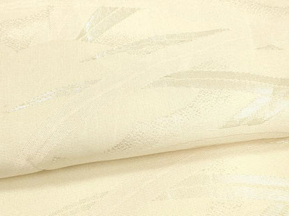 平和屋着物＊夏物 六通柄袋帯 草葉文 銀糸 正絹 逸品 DABA0702cm