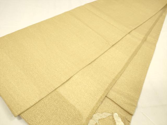 平和屋着物＊夏物 明綴れ 太鼓柄袋帯 飛鶴松文 金銀糸 正絹 逸品 DABA0710cm