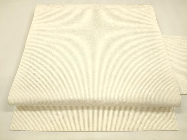 平和屋着物＊夏物 八寸名古屋帯 唐織 正倉院花文 DABA0719cm