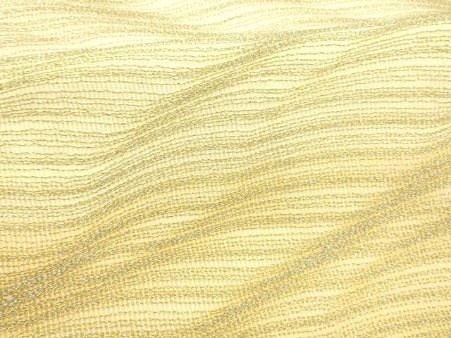 平和屋着物＊夏物 全通柄袋帯 霞文 金糸 正絹 逸品 DABA0732cm