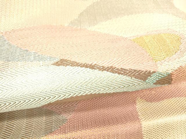 平和屋着物●太鼓柄袋帯　抽象文様　金銀糸　正絹　逸品　DABA0770cm 平和屋着物○太鼓柄袋帯 抽象文様 金銀糸 正絹 逸品 DABA0770cm