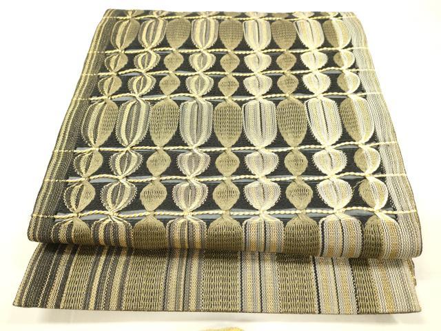 正絹 袋帯 太鼓柄 伊豆蔵明彦 ひなや工房 組紐 極上 逸品 未使用品 平和屋着物○ひなや工房 くむ・あむ・おる 伊豆蔵明彦 唐組 太鼓