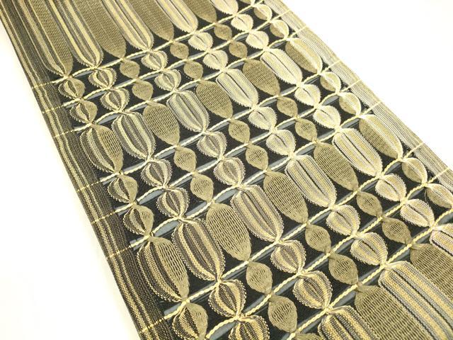 正絹 袋帯 太鼓柄 伊豆蔵明彦 ひなや工房 組紐 極上 逸品 未使用品 平和屋着物○ひなや工房 くむ・あむ・おる 伊豆蔵明彦 唐組 太鼓