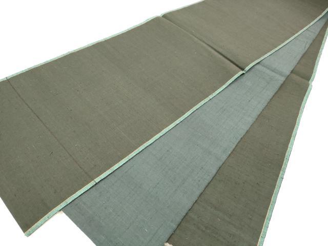 平和屋着物○太鼓柄袋帯 すくい織 紬地 天慶飛鳥文 正絹