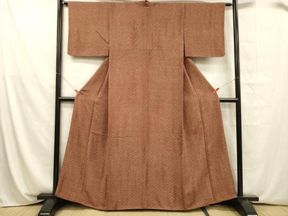 平和屋着物■上質な小紋 霞文 正絹 逸品 DABA0825cm