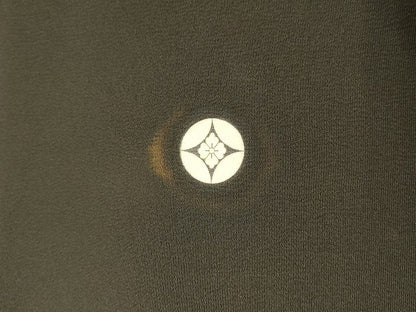 平和屋着物■豪華黒留袖　手描き　総刺繍　樹林文　暈し染め　金彩　正絹　逸品　DABA0848cm