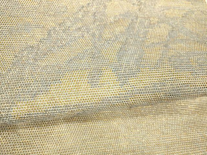 平和屋着物＊夏物 太鼓柄袋帯 抽象文様 金糸 正絹 逸品 DABA0874cm