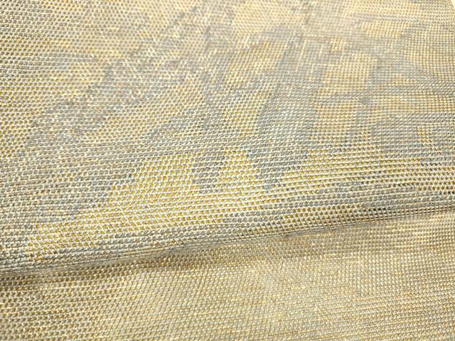 平和屋着物＊夏物 太鼓柄袋帯 抽象文様 金糸 正絹 逸品 DABA0874cm