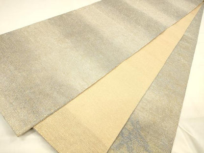 平和屋着物＊夏物 太鼓柄袋帯 抽象文様 金糸 正絹 逸品 DABA0874cm