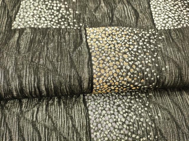 平和屋着物▽両面　六通柄袋帯　スリーシーズン帯　春夏秋　櫛織り　正倉院名物裂花文　笹蔓緞子　金銀糸　正絹　逸品　DAAZ0916ps 平和屋着物▽両面 六通柄袋帯 スリーシーズン 春夏秋 櫛織